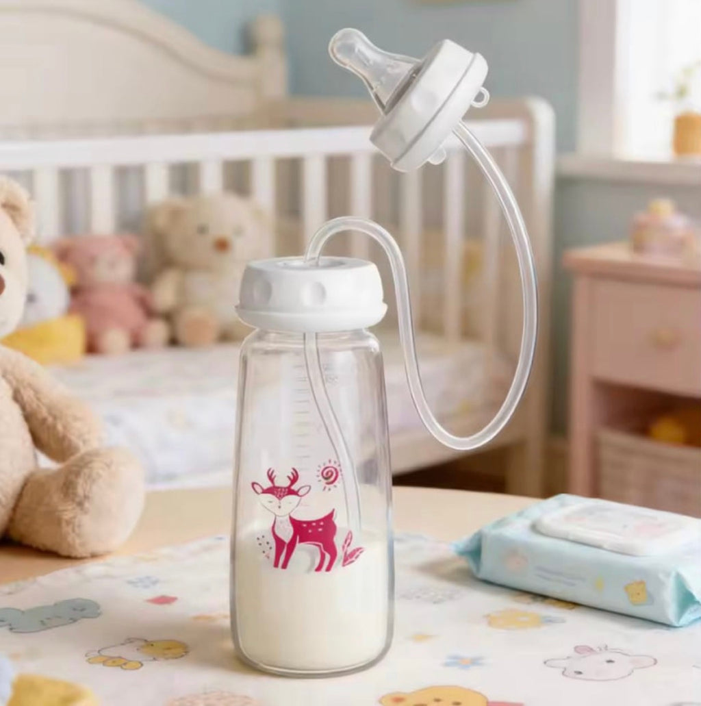 Hands Free Feeding Bottle | Easy Feeding