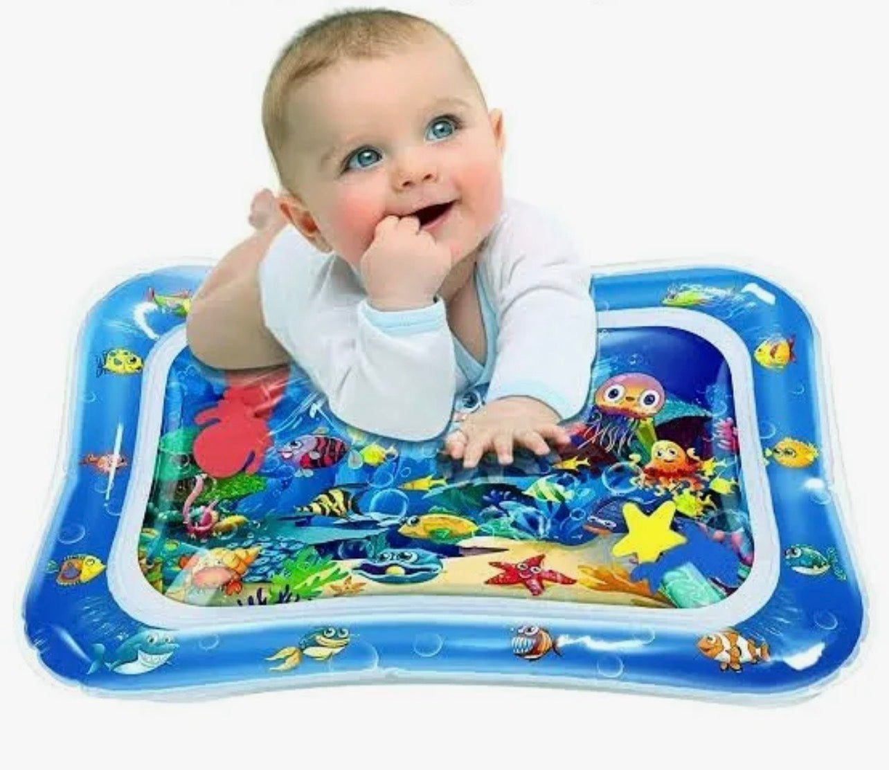 Baby Water Play Mat Inflatable Tummy Time premium mat