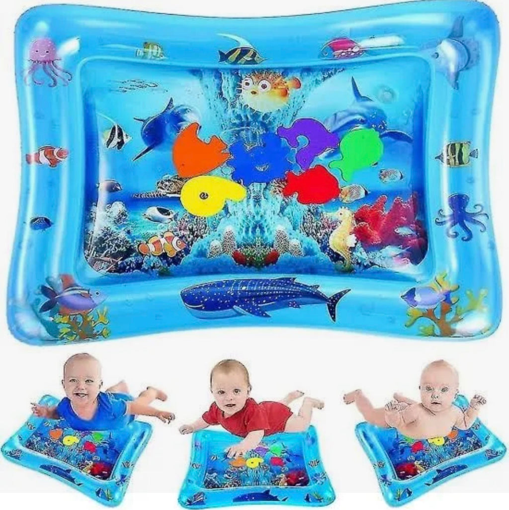 Baby Water Play Mat Inflatable Tummy Time premium mat
