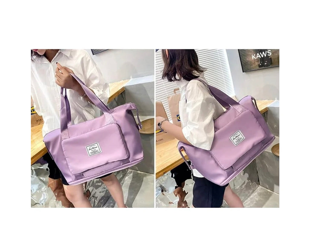 Foldable Travel Bag with Large Capacity, Foldable Sports Bag Luggage for Women Men,Waterproof