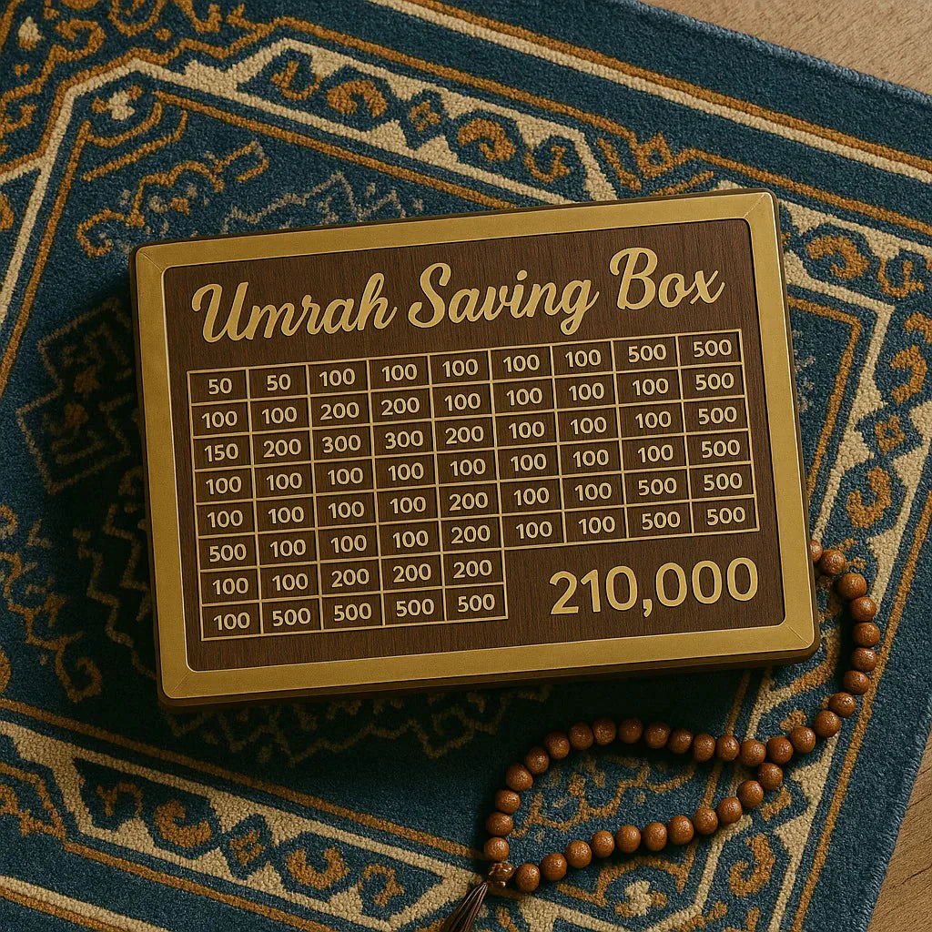 Umrah Saving Box - Save 210,000 for Umrah | Smart Money Saving Box Shopcify