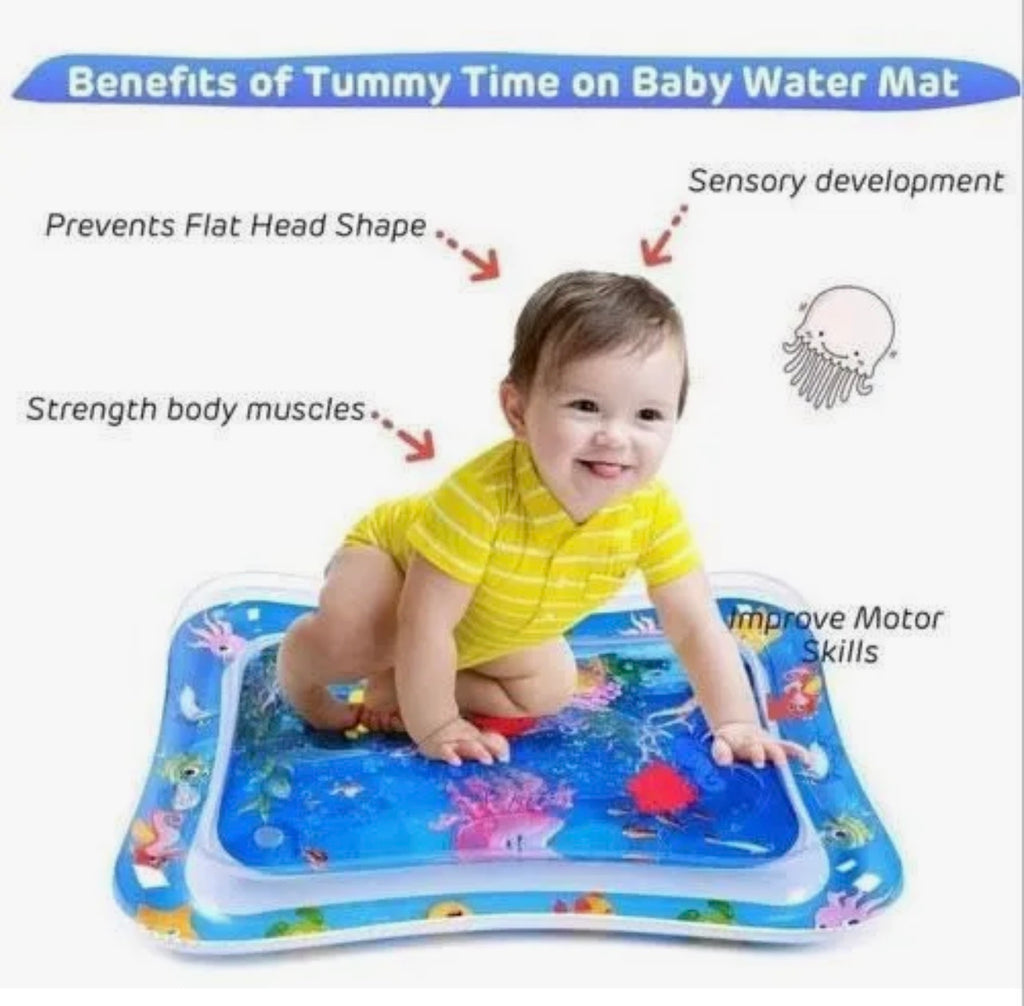 Baby Water Play Mat Inflatable Tummy Time premium mat