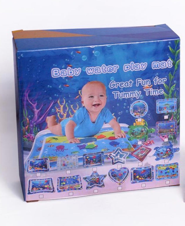Baby Water Play Mat Inflatable Tummy Time premium mat